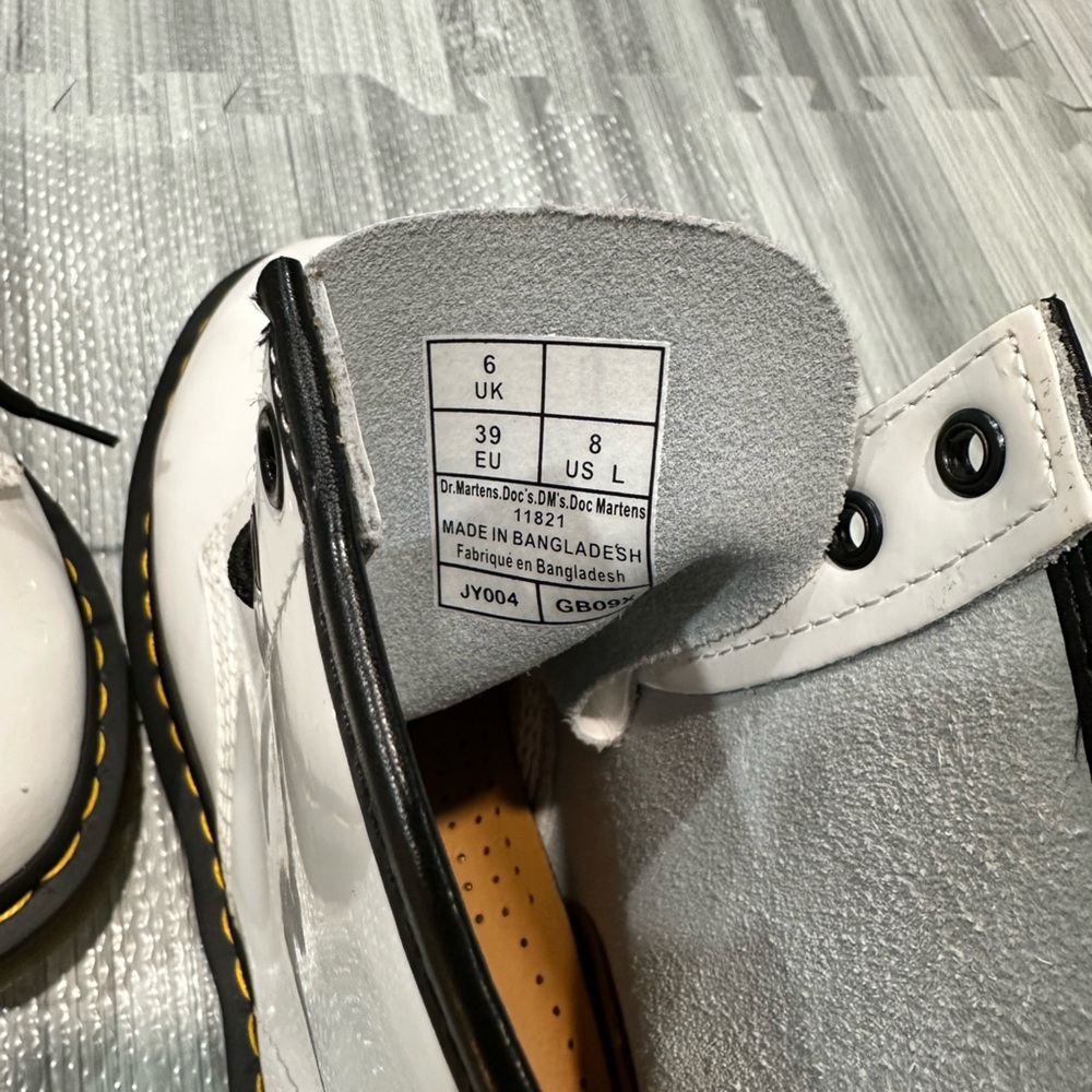 Dr. Martens Women's White Boots - Picture 5 of 5